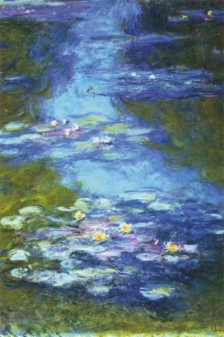 Water Lilies - Claude Monet Painting
